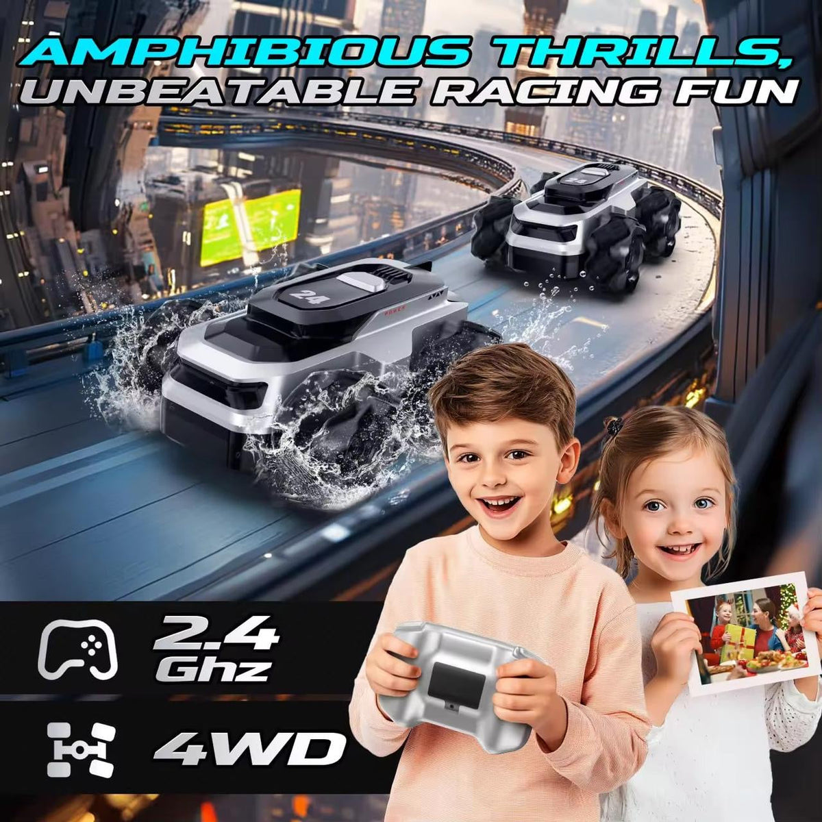Amphibious RC Car