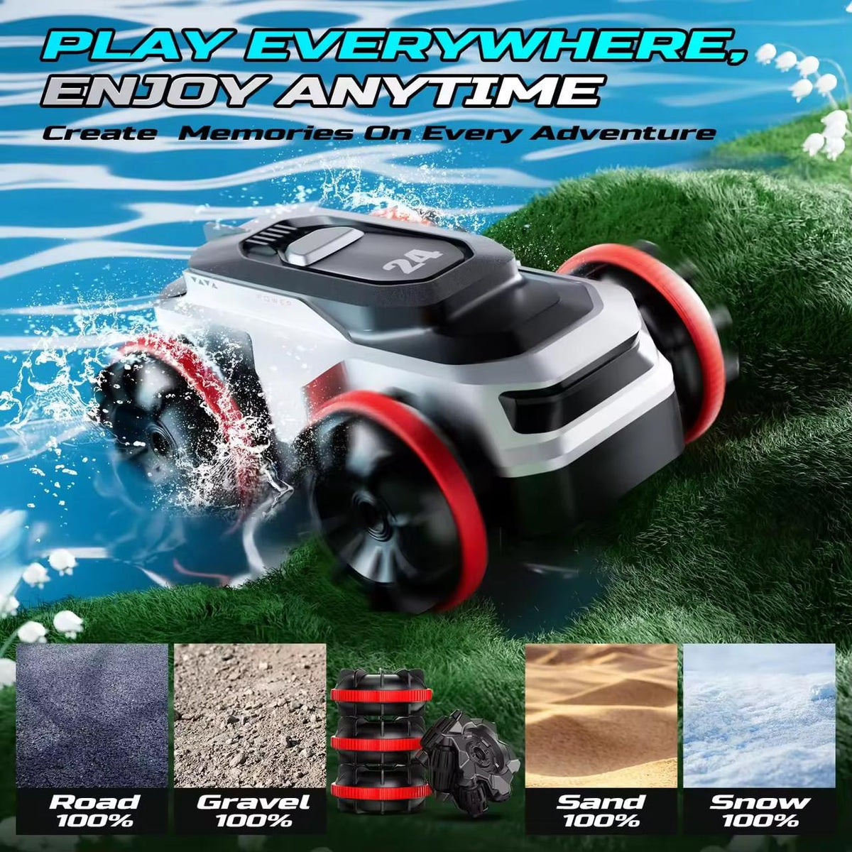 Amphibious RC Car