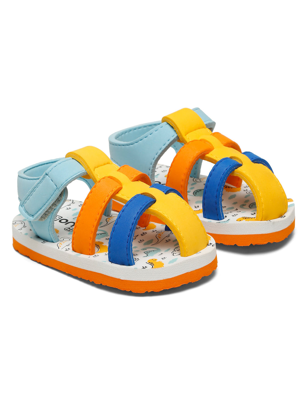 Premium Dino Sandals  - Multicolour (Unisex)