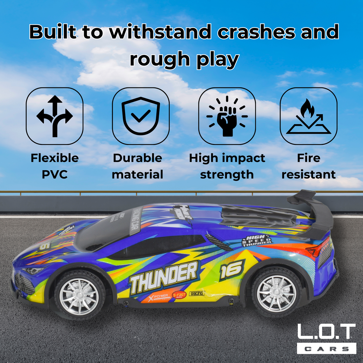Thunder - Remote Control Race Car with Lights
