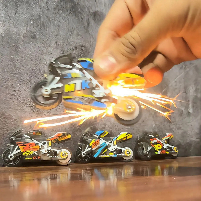 Fire Bike Keychain (Sparkling Flames 🔥)