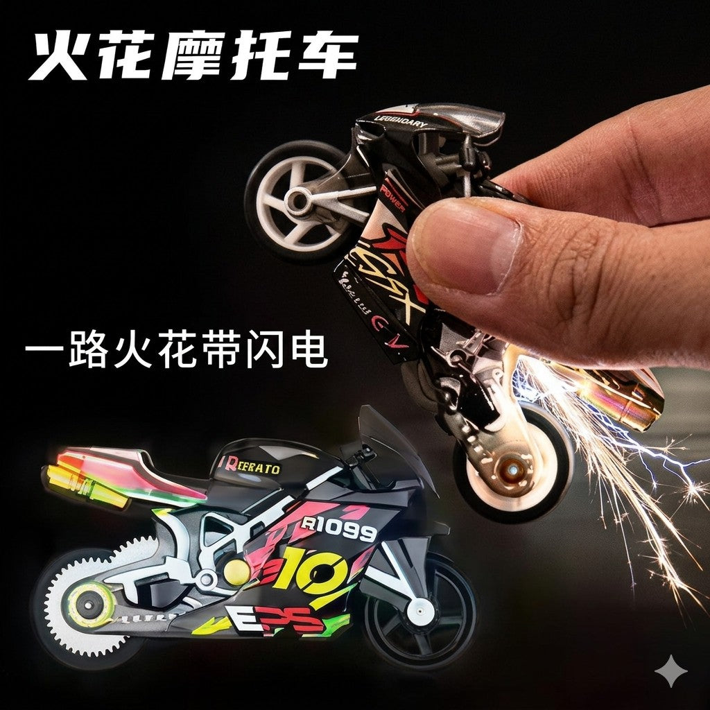 Fire Bike Keychain (Sparkling Flames 🔥)