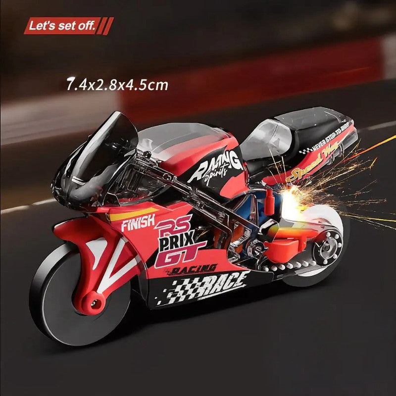 Fire Bike Keychain (Sparkling Flames 🔥)