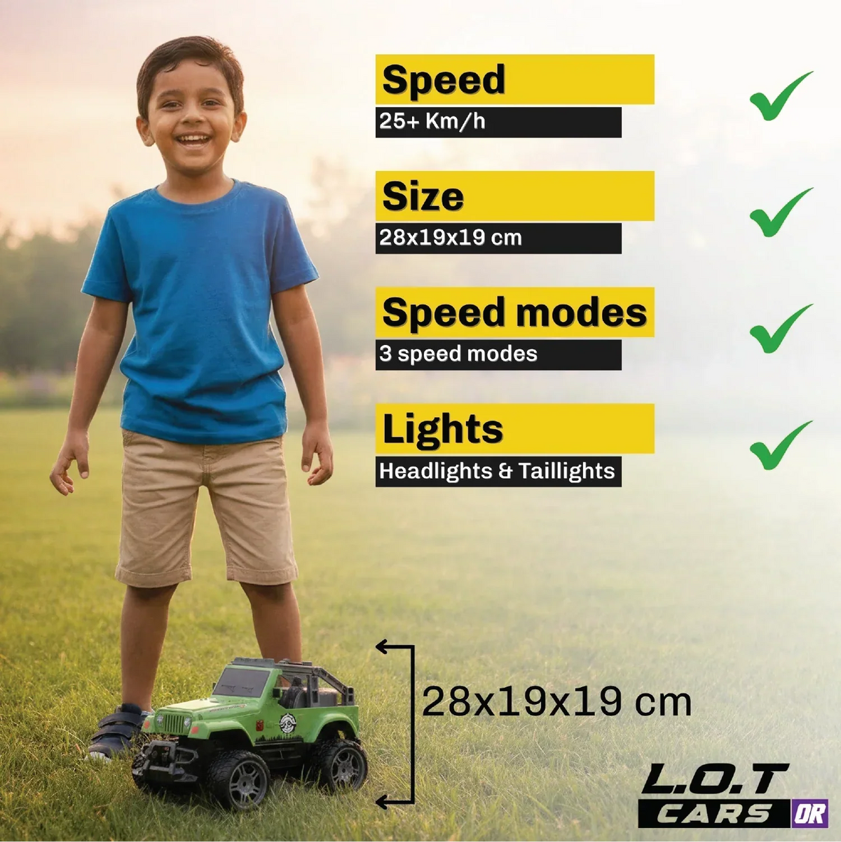 Knox - Semi-Hobby Grade Off Road Remote Control Jeep and RC Truck