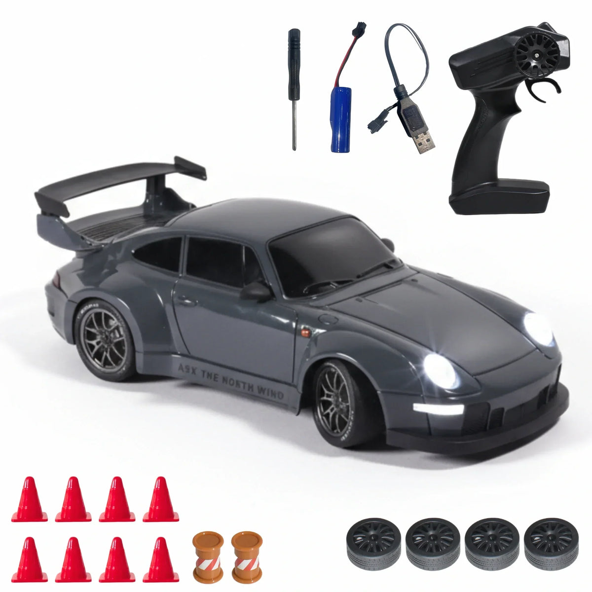 Flare - Semi-Hobby Grade RC Drift Car (Race and Burnout Variants)