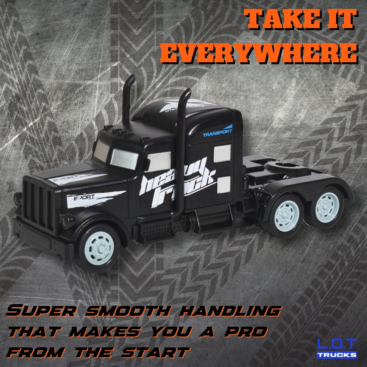 Titan - RC Truck with 6x2 Wheel Configuration